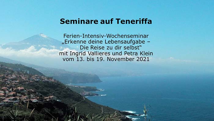 Workshop in paradiesischer Umgebung auf Teneriffa